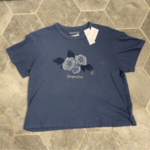 American Eagle Navy Blue Graphic Tee NWT